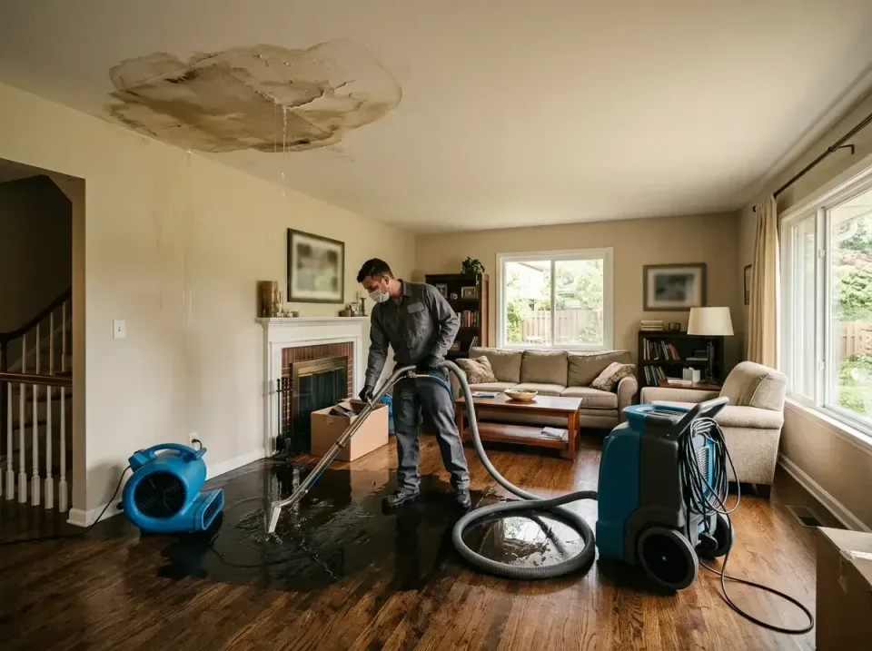 attic-pipe-burst-ceiling-drip-008 — frequently asked questions, Water Damage Restoration & Carpet Care in Dardanelle, AR